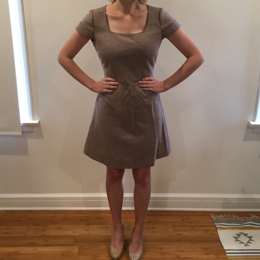 Adorable vintage inspired wool dress